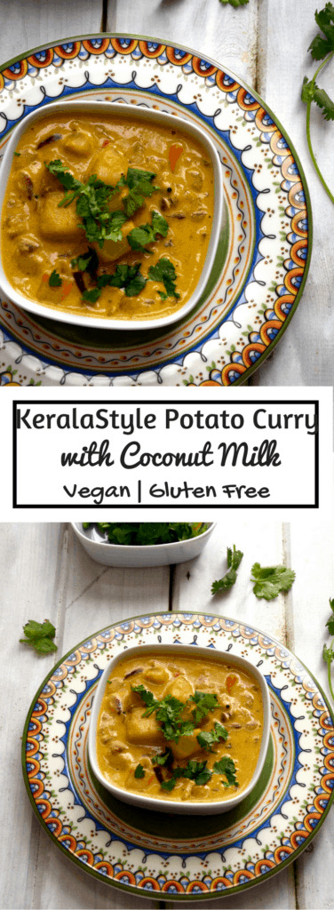 Kerala Style Potato Curry with Coconut Milk - Vegan | Gluten Free