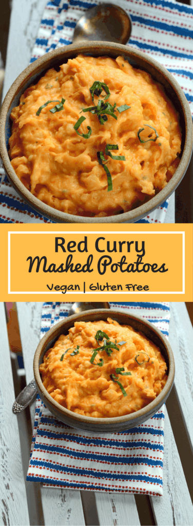 Red Curry Mashed Potatoes - Vegan and Gluten Free