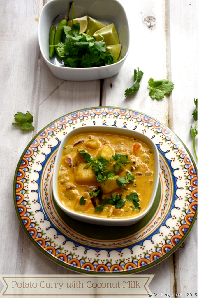 Kerala Style Potato Curry with Coconut Milk