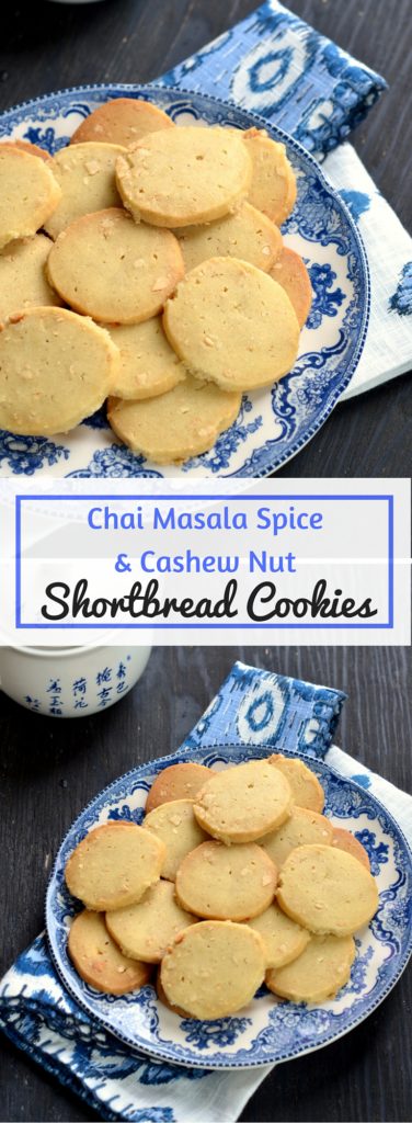 Chai Masala and Cashew Nut Shortbread Cookies -Cooking Curries