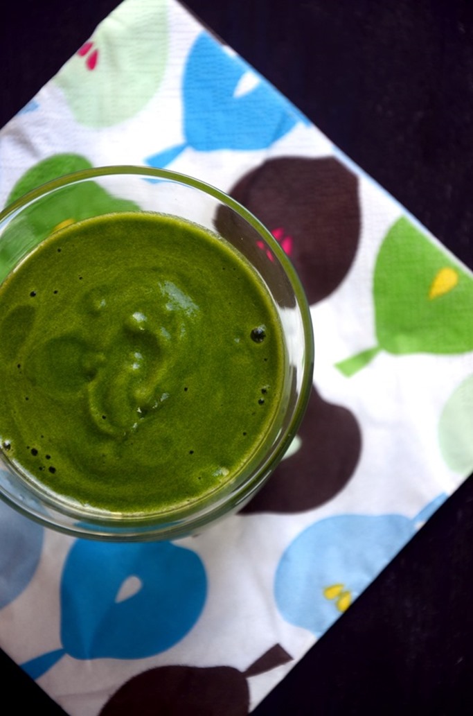 Tropical Green Juice with Pineapple and Mangoes - Mirch Masala