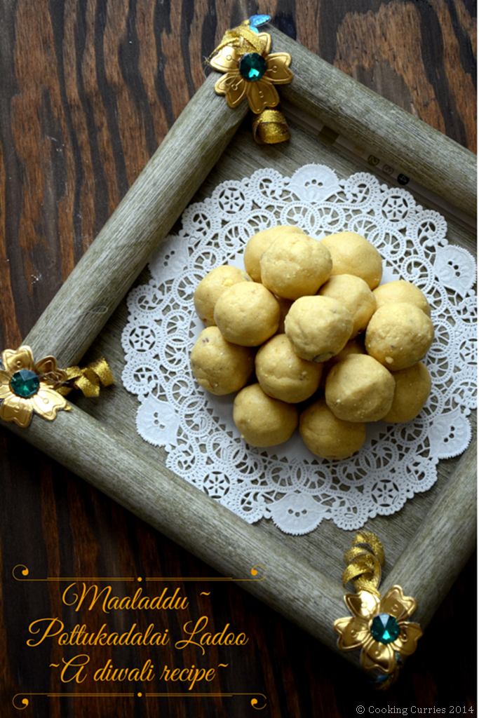 Maaladdu Maladu Maa Laddo Pottukadalai Laddoo - Diwali Recipe - Mirch Masala