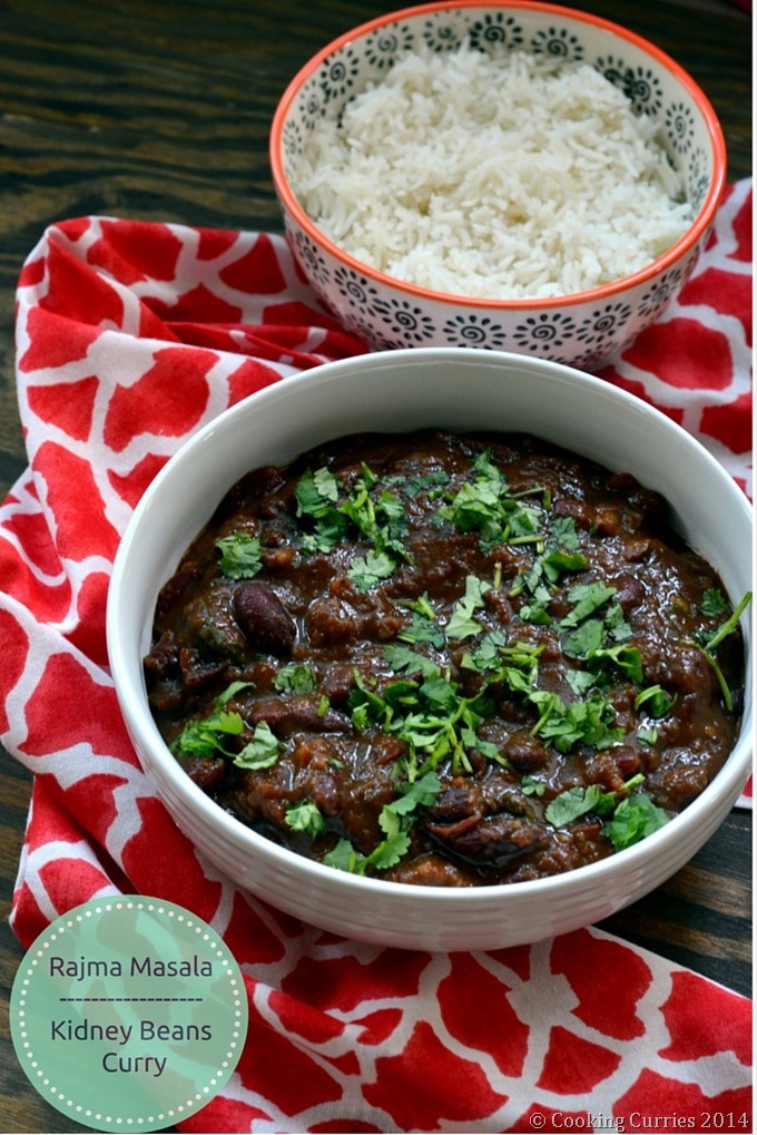 Rajma Masala - Kidney Beans Curry - Vegetarian, Vegan, Gluten Free, Indian Food Recipe - Cooking Curries