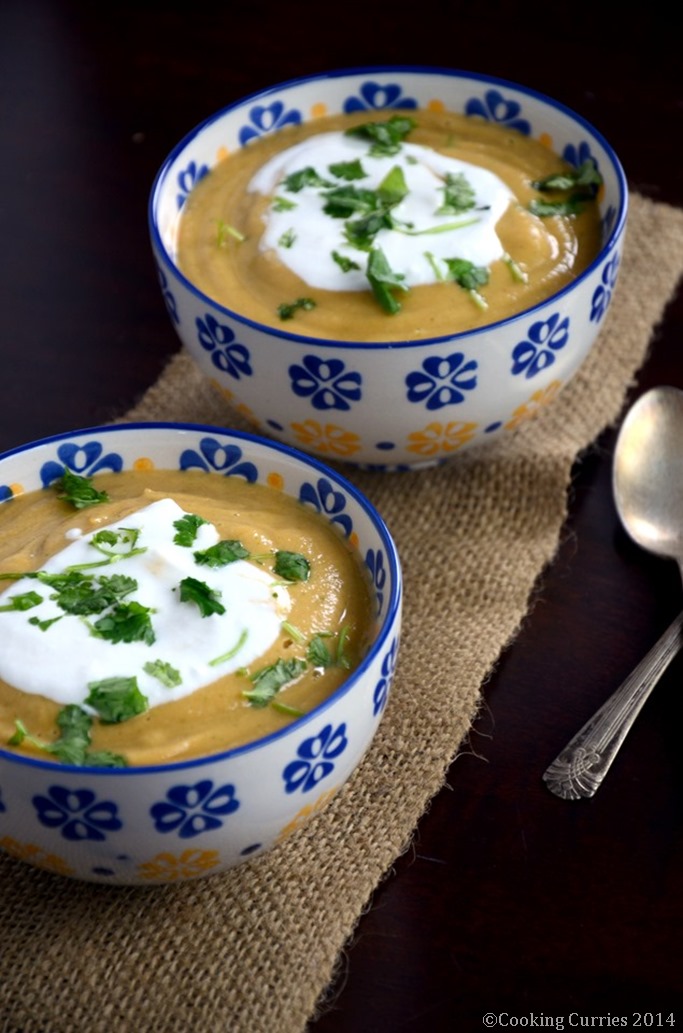 Slow Cooked Butternut Squash and Chickpea Soup with Coconut Milk - Mirch Masala (2)