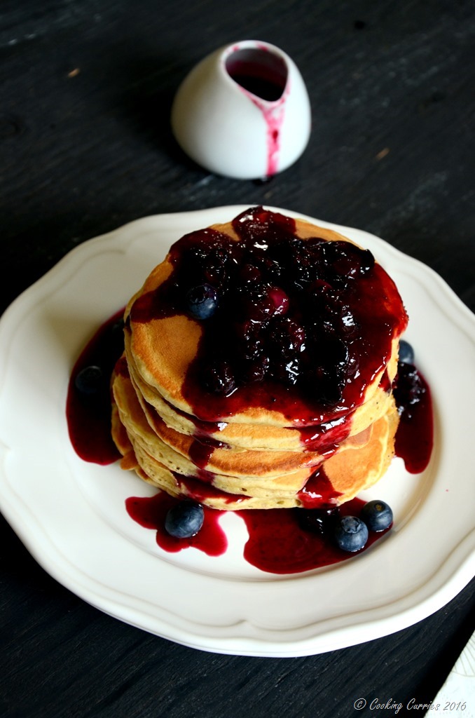Blueberry Lemon Buttermilk Pancakes - Cooking Curries - Spring Brunch (2)