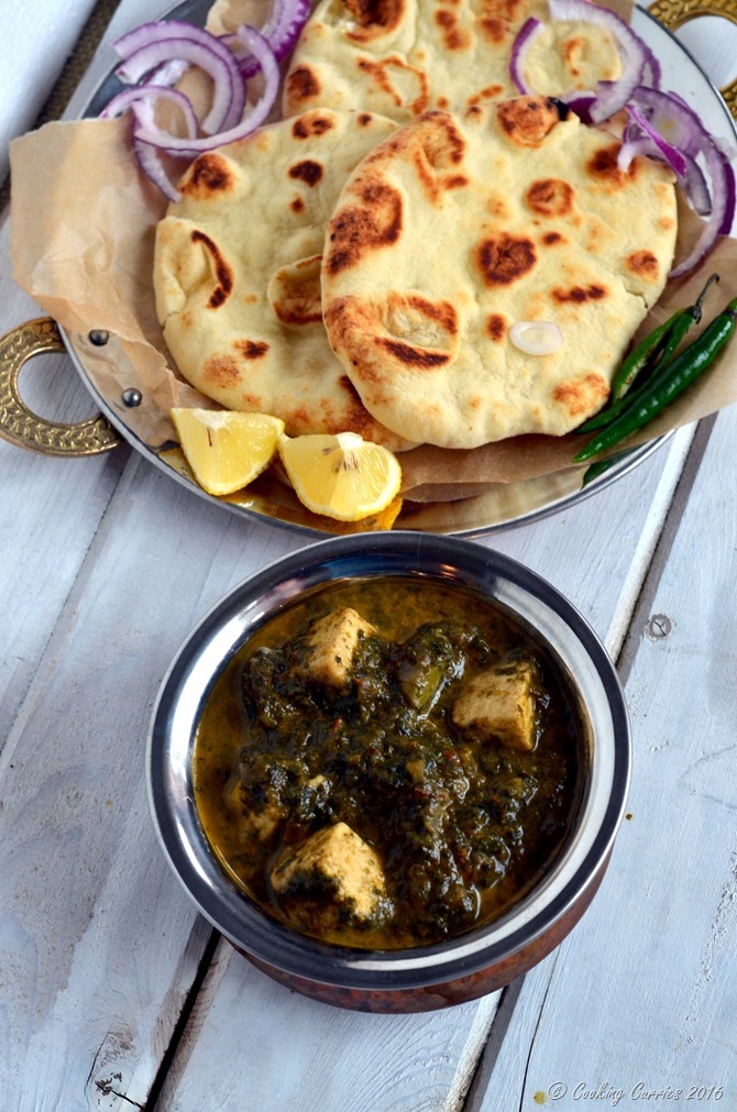 Palak Paneer - Paneer in a mildly spiced Spinach sauce - vegetarian, gluten free - Cooking Curries (2)