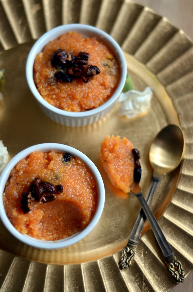 Polenta Kesari - Indian Style Polenta Sweet Pudding - Gluten Free, Vegetarian (3)