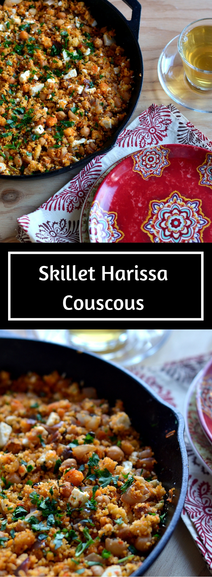 Skillet Harissa Couscous  #FoodieMamas  - Cooking Curries