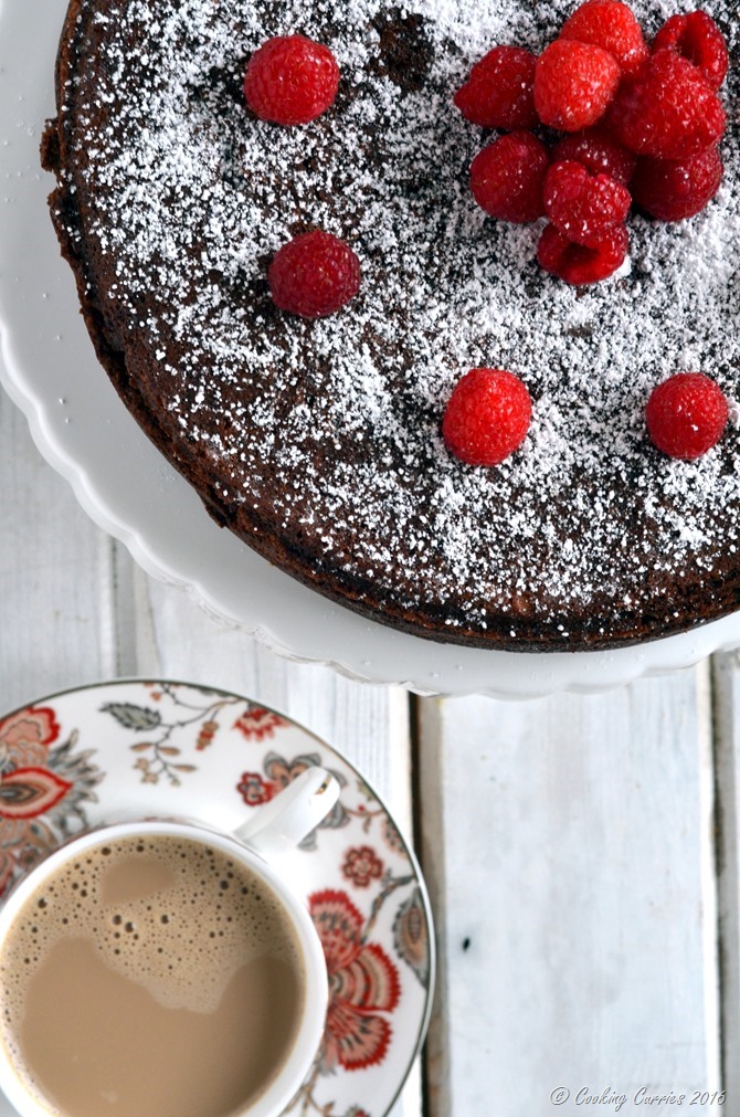 Flourless Chocolate Almond Torte - Cooking Curries - Gluten Free Vegetarian Dessert (3)