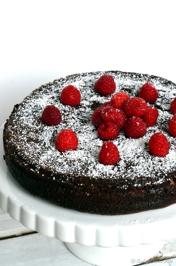 Flourless Chocolate Almond Torte - Cooking Curries - Gluten Free Vegetarian Dessert (4)