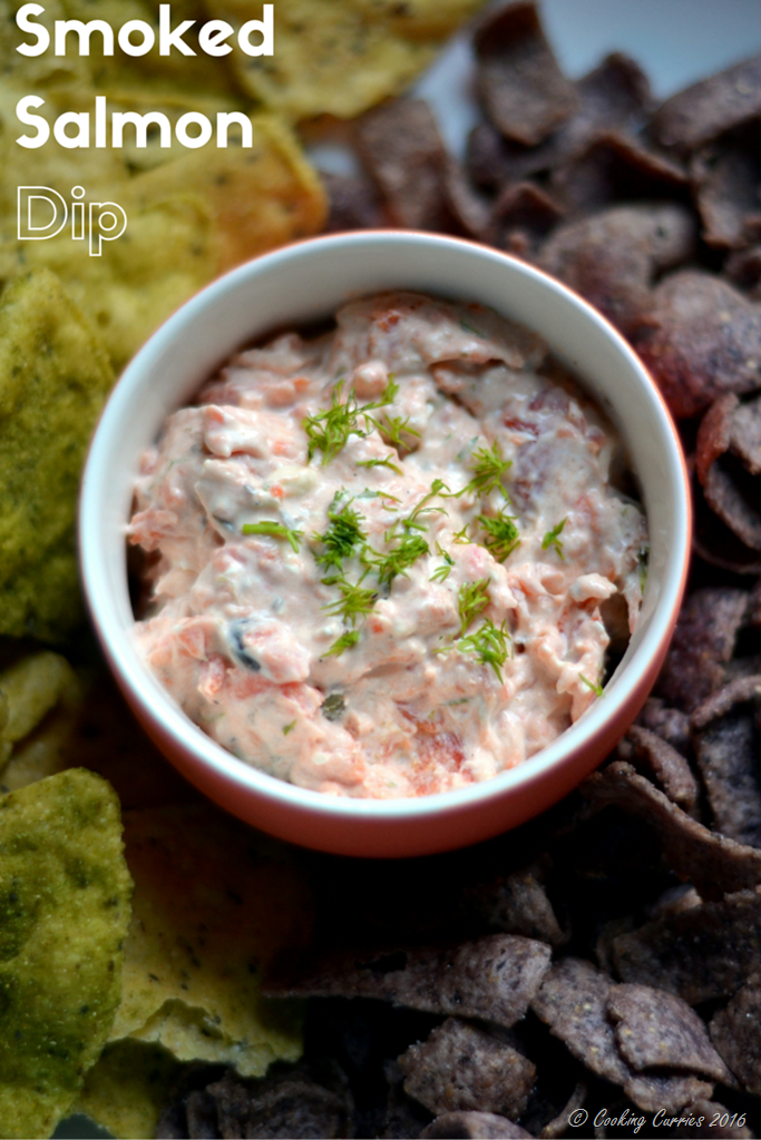 Smoked Salmon Dip - perfect for a game day superbowl or as an appetizer while entertaining
