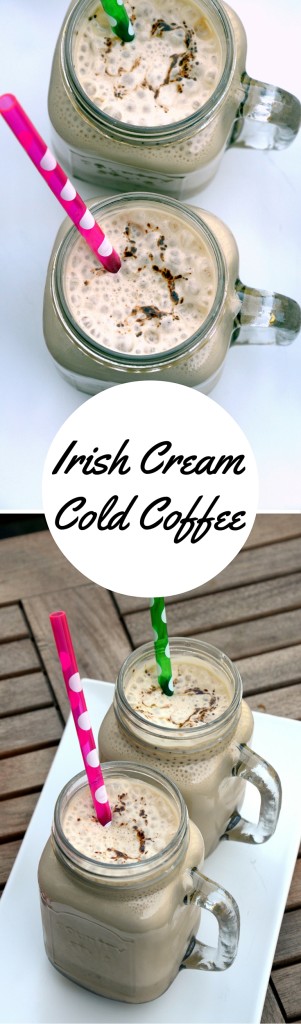 Irish Cream Cold Coffee www.cookingcurries.com