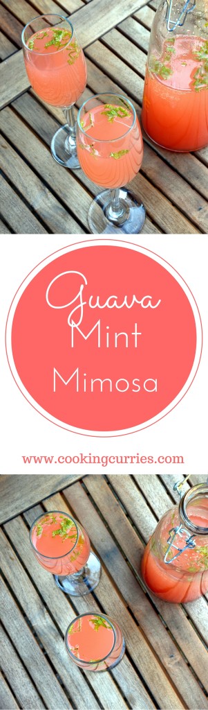 Guava Mint Mimosa - The Perfect Brunch Accompaniment