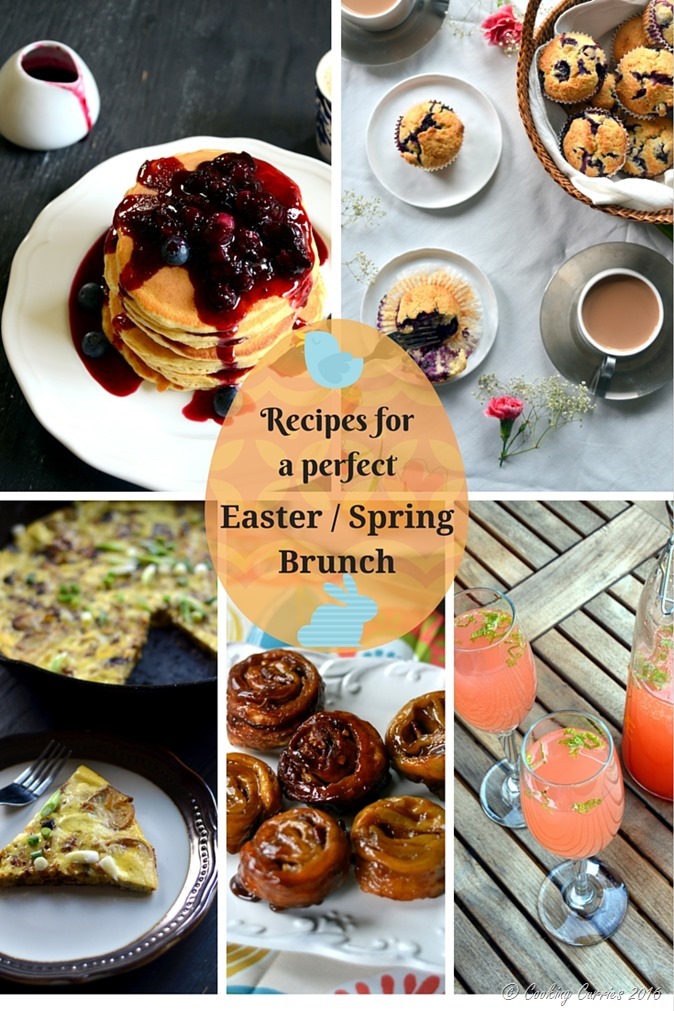 Recipes for the perfect Easter brunch Spring brunch - www.cookingcurries.com
