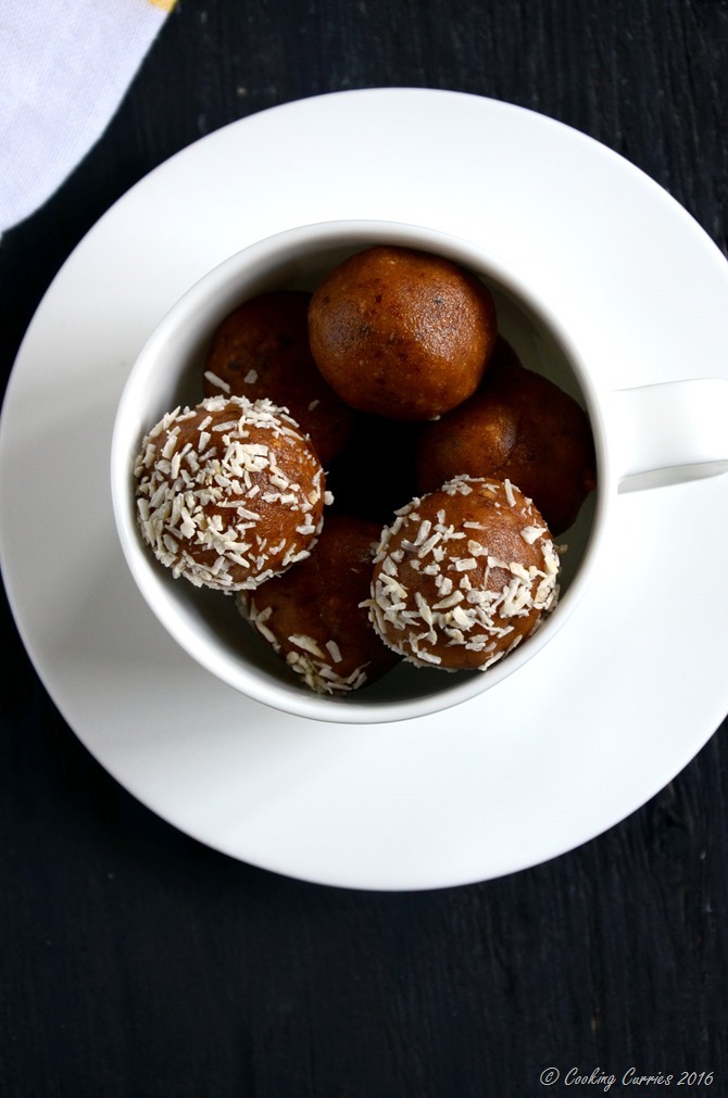 Almond Peanut Butter Rum Balls - no cook no bake recipe - www.cookingcurries.com (5)