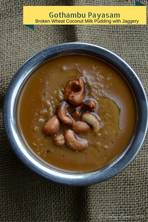 Gothambu Payasam