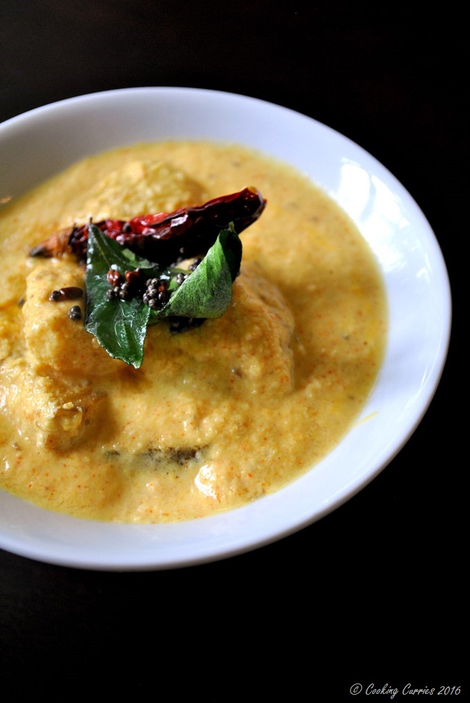 Kaalan - Raw Plantains in a Coconut Yogurt Sauce - A Kerala Sadya Recipe - www.cookingcurries.com (2)