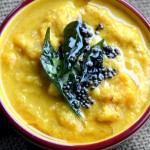 Mambazha Pachadi - Ripe MAngoes in a Lightly Spiced Coconut Sauce - Kerala Sadya Recipe for Onam, Vishu - Vegan , Vegetarian - www.cookingcurries.com