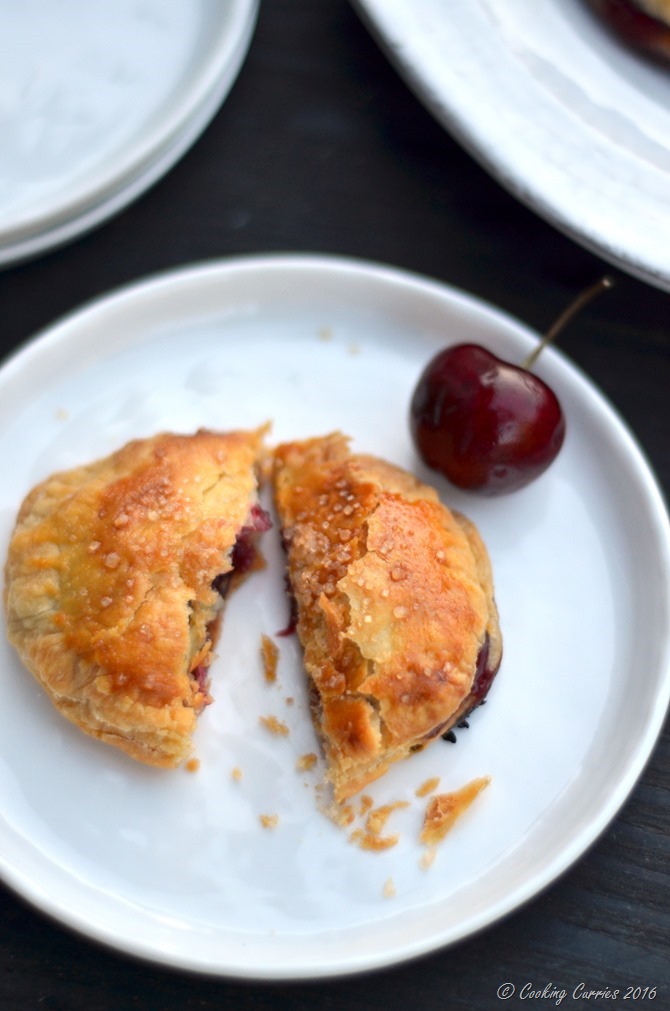 Cherry Thyme Puff Pastry Hand Pies - FoodieMamas - www.cookingcurries.com (4)