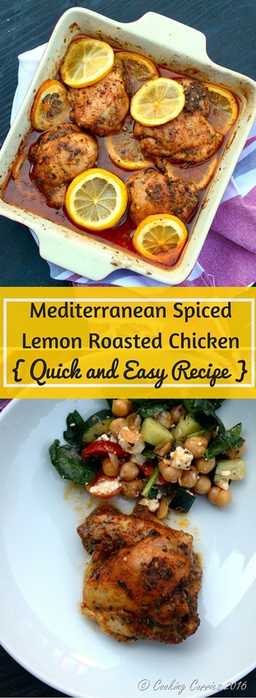 Mediterranean Spiced Lemon Roasted Chicken - Quick and Easy One Pot Recipe - www.cookingcurries.com (3)