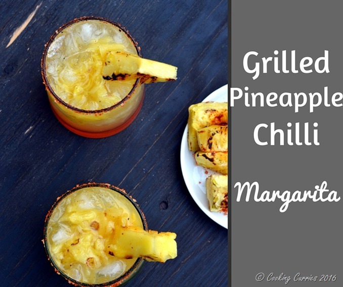 Grilled Pineapple Chilli Margarita - A summer cocktail! (3)