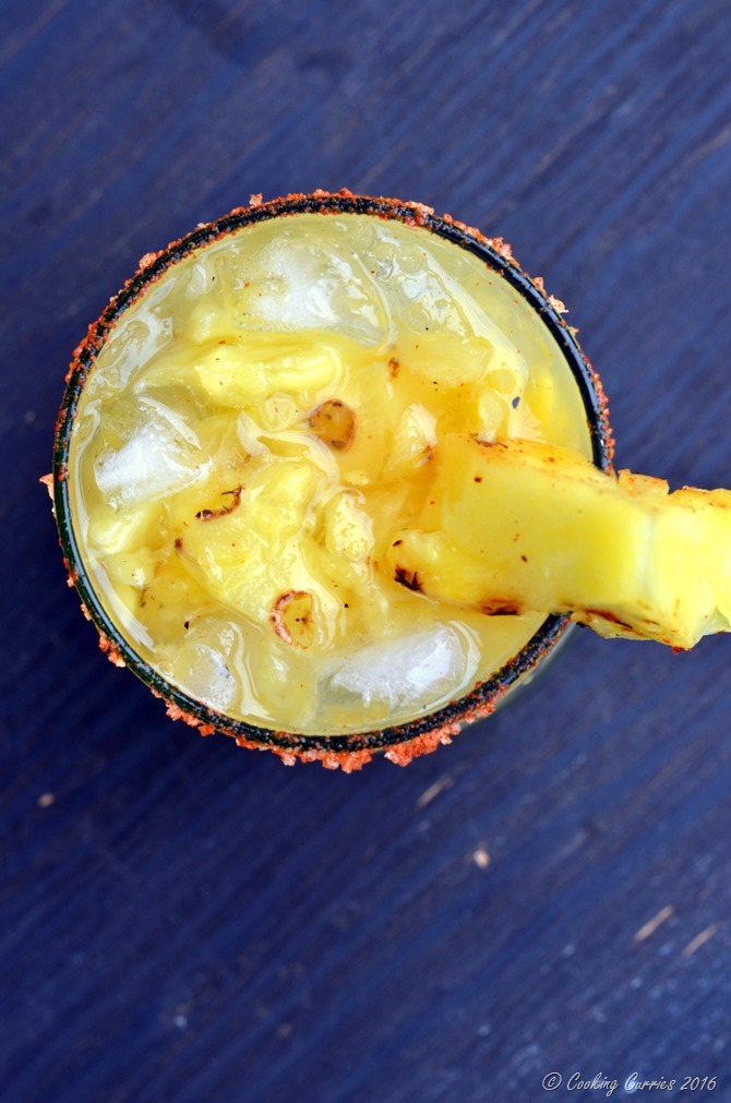 Grilled Pineapple Chilli Margarita - A summer cocktail! (5)