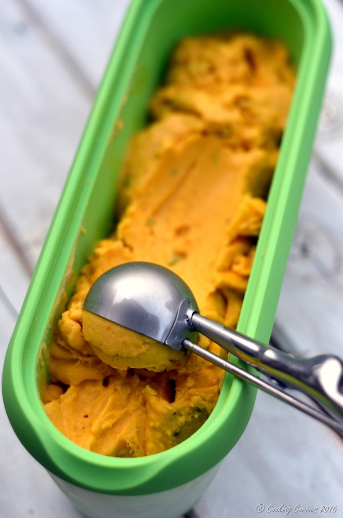 Vegan Mango Ice Cream with Pisachios - No Added Sugar - www.cookingcurries.com (3)