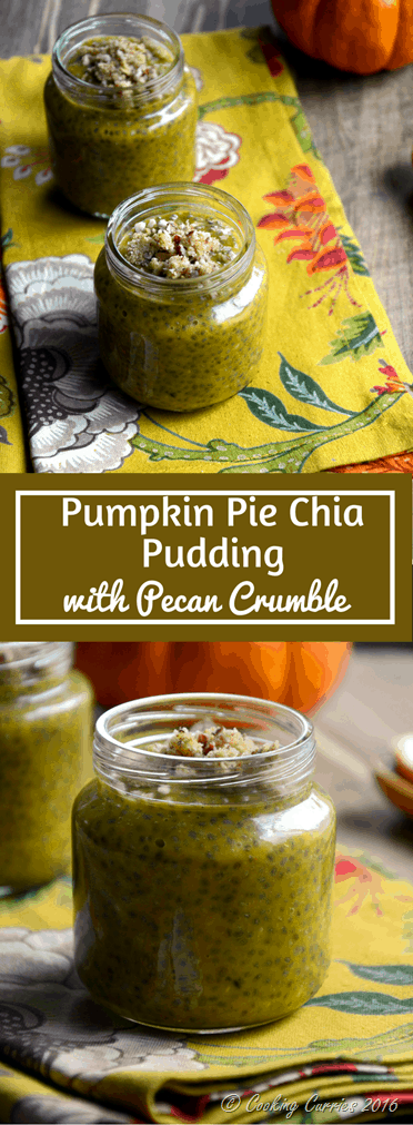 Pumpkin Pie Chia Pudding with Pecan Crumble - Pumpkin Recipe - Fall Recipes - CookingCurries (2)