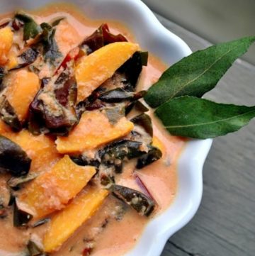 Cheera-Chakkakuru-Avial-Amaranth-Jackfruit-Seeds-in-a-Spiced-Coconut-Sauce-Kerala-Onam-Vishu Sadya