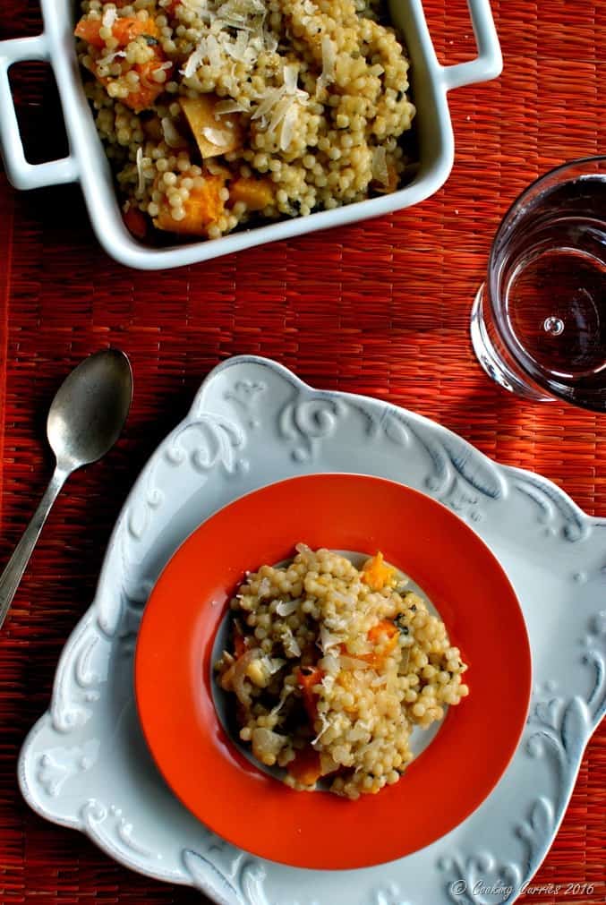 Couscous Risotto withButternut Squash and Carrots - a fall Thanksgiving recipe - vegetarian (4)