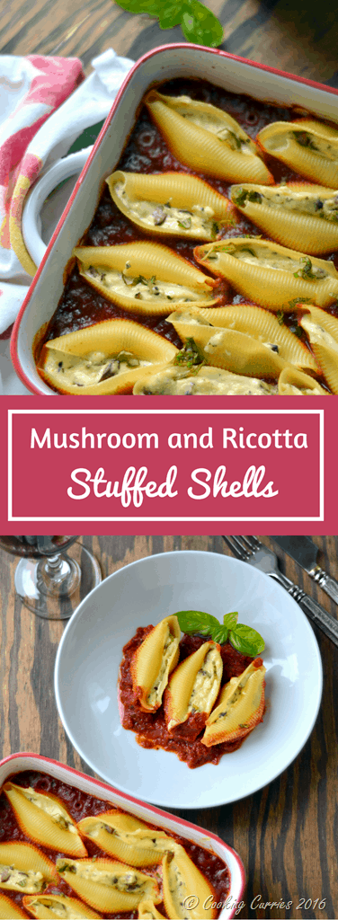 Mushroom and Ricotta Stuffed Shells