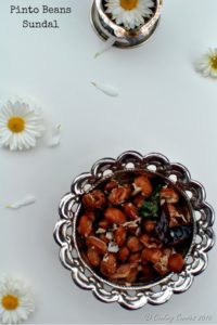 Pinto Beans Sundal - Navarathri / Navratri
