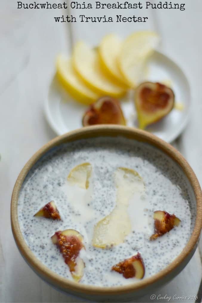 Buckwheat Chia Breakfast Pudding with Truvia Nectar