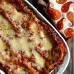 Butternut Squash Lasagna with Marinara Sauce - vegetarian Thanksgiving