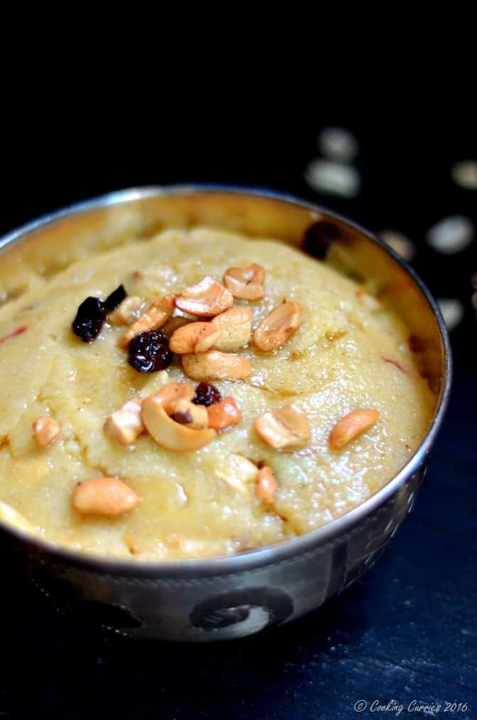 Sooji Halwa - Sweet Semolina Pudding - indian Festival recipes - Diwali, Navarathr (2)