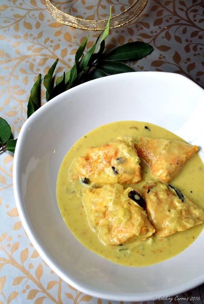 Fish Molee - Kerala Style Fish Curry with Coconut Milk - Kerala Christmas Recipes (4)