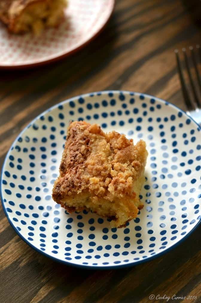 Ginger Pear Streusel Coffee Cake - Stonyfield Organic and King Arthur Flour Organic - Stonyfield Clean Plate Club (4)