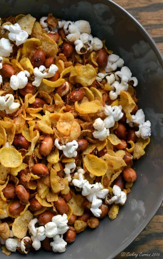 Popcorn Cereal Trail Mix - perfect snack for movies (3)