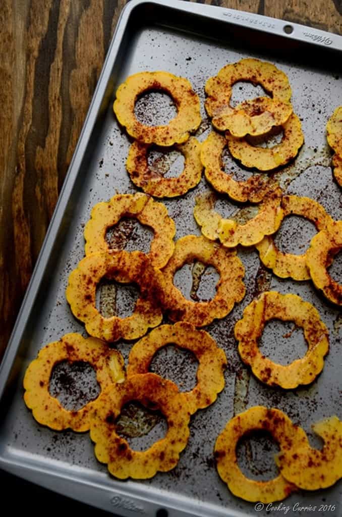 Rainbow Orzo in a Garlic Gruyere Sauce with Ancho Chile Roasted Delicata Squash - a fall recipe (3)