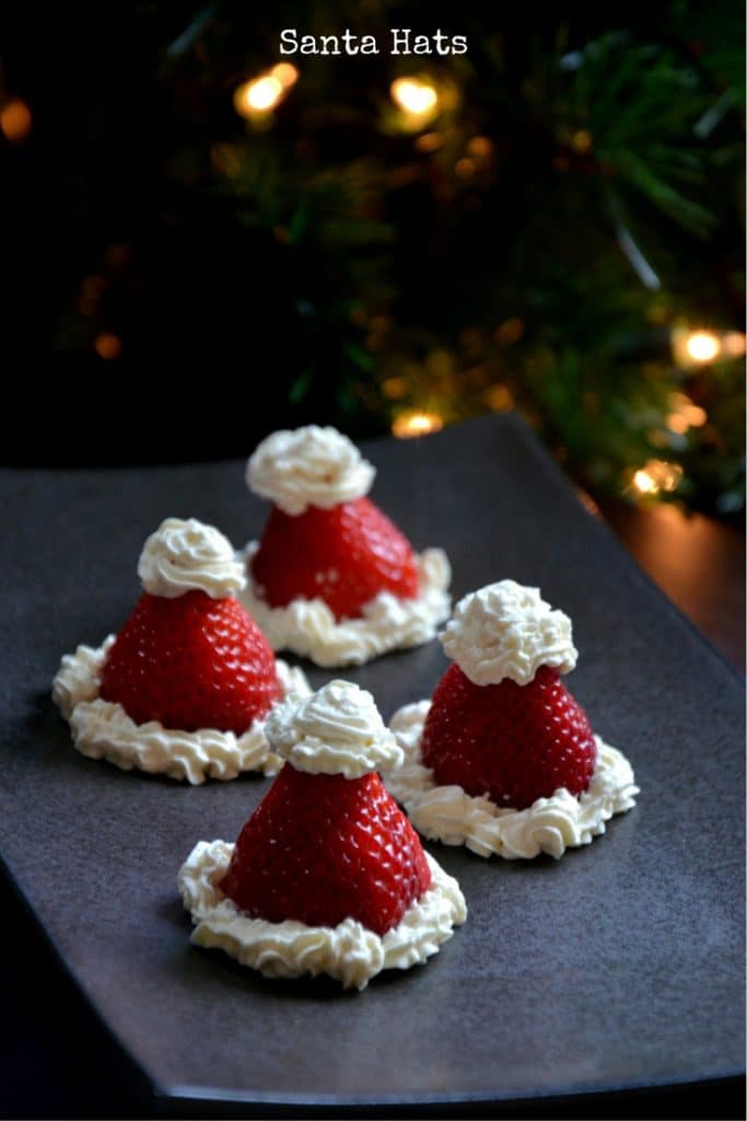 santa-hats-with-strawberries-and-whipped-cream-christmas-recipes