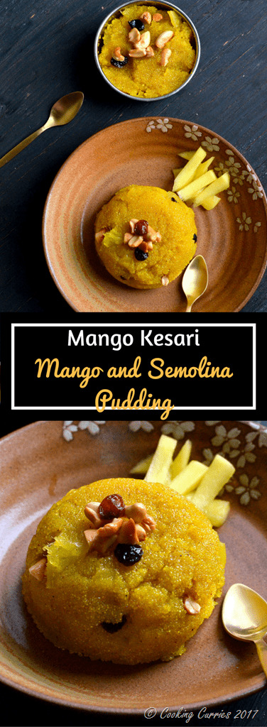 Mango Kesari - Mango and Semolina Pudding