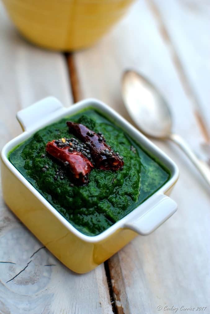 Keerai Masiyal - South Indian Style Spinach Mash - Vegan Gluten Free (5)