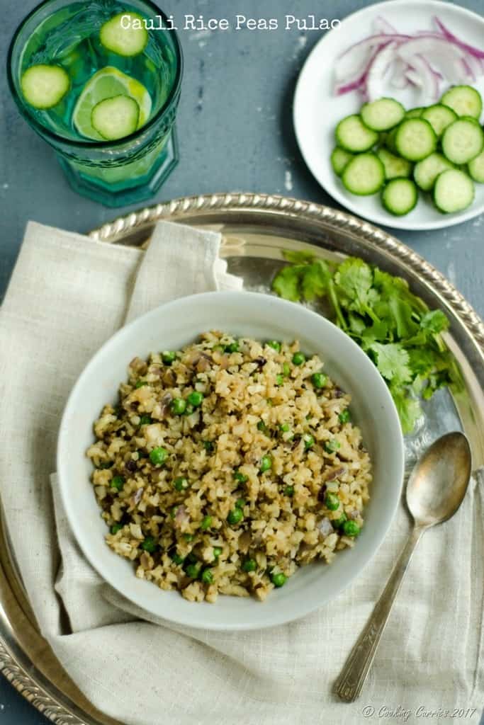 Cauli Rice Peas Pulao