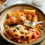 One-Pot Spicy Chicken and Chorizo Rigatoni