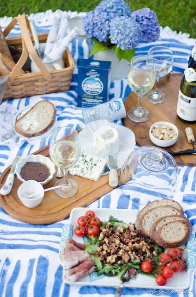 French Backyard Picnic - Warm Mushroom Salad Recipe (5 of 10)