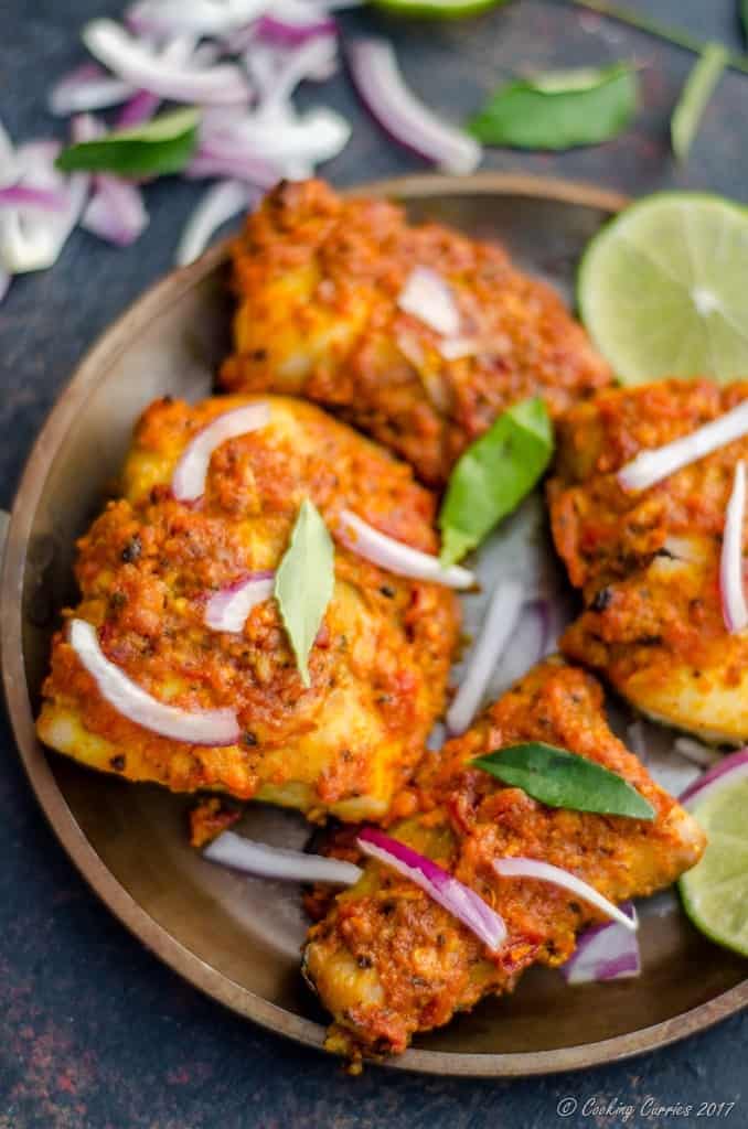 Kerala Style Spicy Baked Fish - Baked Fish Fry (3 of 5)