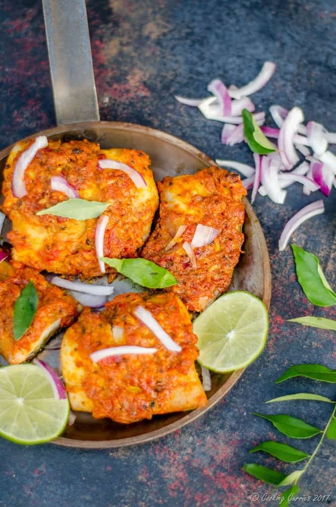 Kerala Style Spicy Baked Fish - Baked Fish Fry (4 of 5)