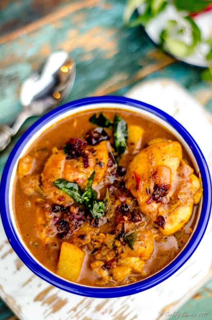 Kerala Style Chicken Curry with Coconut Milk - Nadan Chicken Curry (9 of 9)