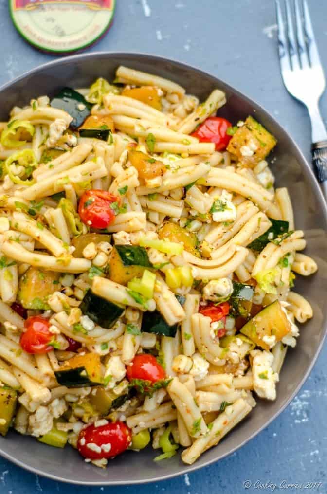 Mediterranean Pasta Salad with Grilled Summer Vegetables (6 of 7)