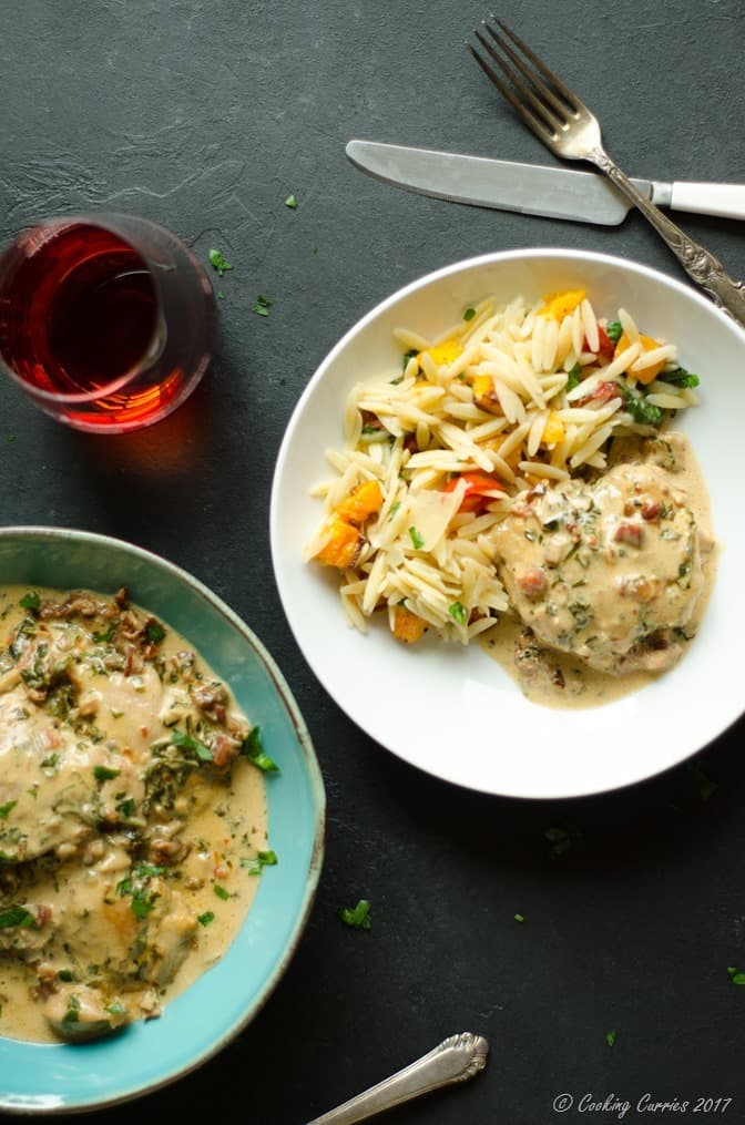 Creamy Sundried Tomato Chicken with Spinach and Pancetta  (4 of 7)